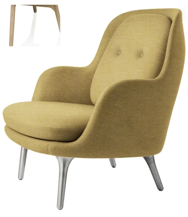 Fritz Hansen Fri Loungefauteuil - Christianshavn 1110 - eiken