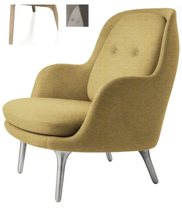 Fritz Hansen Fri Loungefauteuil - Christianshavn 1120 - eiken