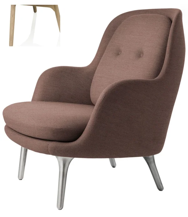 Fritz Hansen Fri Loungefauteuil - Christianshavn 1131 - eiken