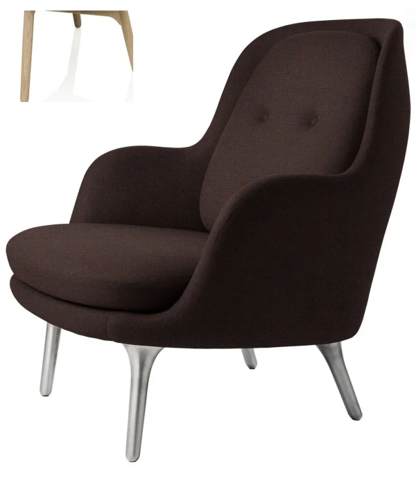 Fritz Hansen Fri Loungefauteuil - Christianshavn 1135 - eiken