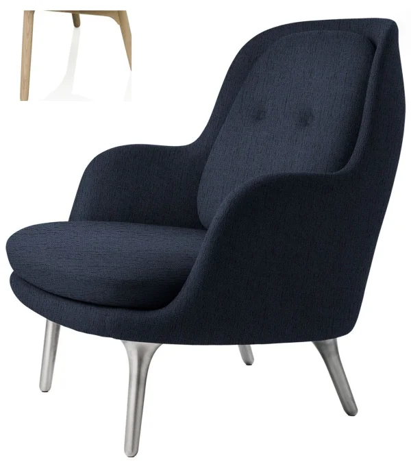 Fritz Hansen Fri Loungefauteuil - Christianshavn 1155 - eiken