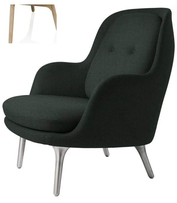 Fritz Hansen Fri Loungefauteuil - Christianshavn 116 - eiken