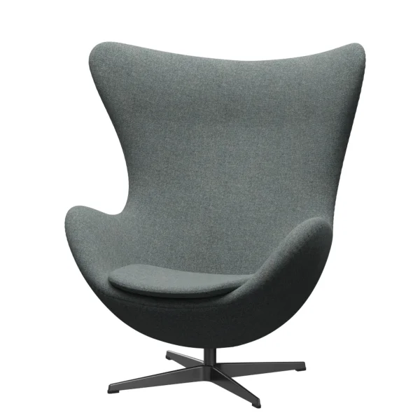 Fritz Hansen Het ei - Hallingdal 130 grey - zwart