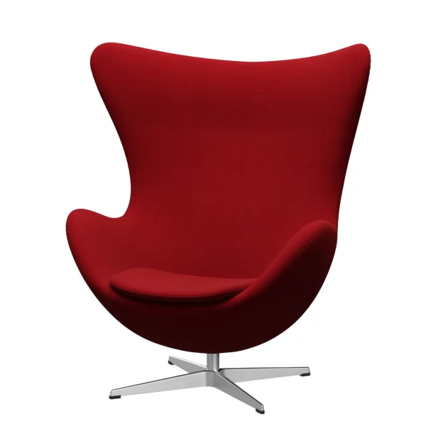 Fritz Hansen Het ei - Hallingdal 674 Klassiek Rood - aluminium