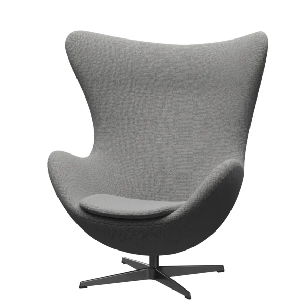 Fritz Hansen Het ei - ReWool 108 wol wit/natuur - zwart