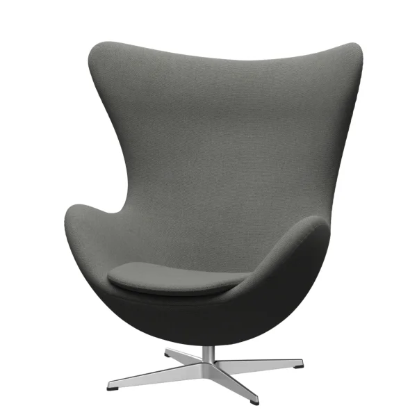 Fritz Hansen Het ei - ReWool 158 taupe/natuur - aluminium