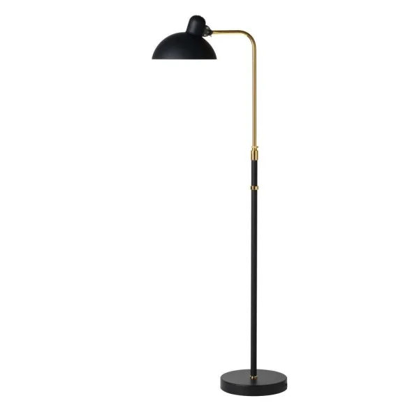 Fritz Hansen Kaiser Idell 6580-F - Vloerlamp - mat zwart/messing