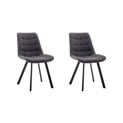 Furnihaus Eetkamerstoel Felix Boucle Zwart Set van 2