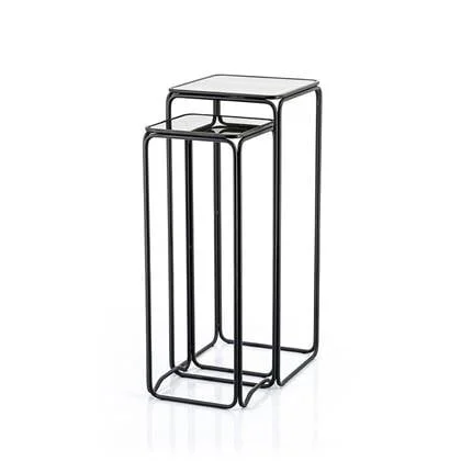 Furnilux - Planttafel Olit small set van 2 - 30 x 30 x 73 cm