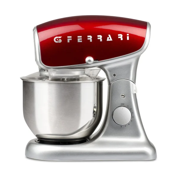 G3 Ferrari Pastaio deluxe keukenassistent Zilver-rood