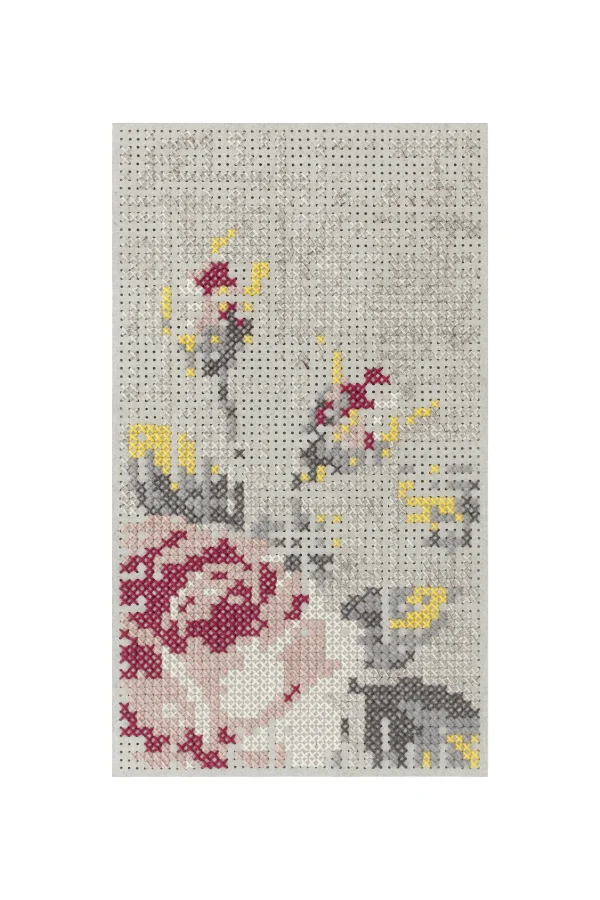 Gan Flowers vloerkleed - natuur - 80 x 145 cm