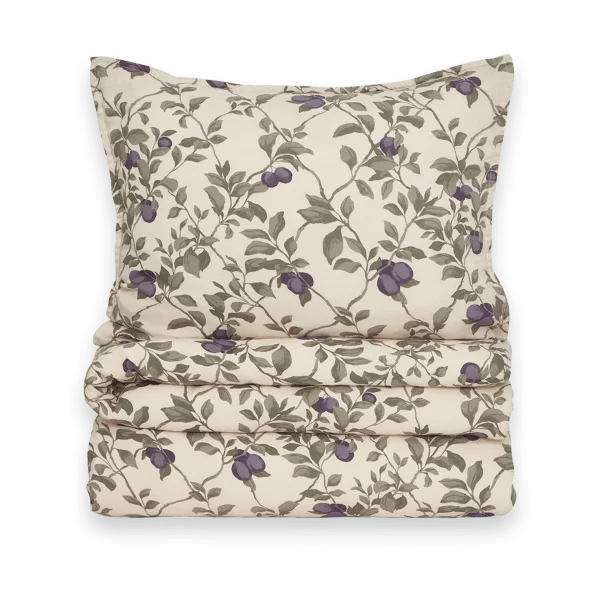 Garbo&Friends Plum Muslin beddengoed junior 150x210 cm/50x60 cm