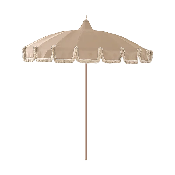 Garden Glory Garden Glory parasol Beige fringe