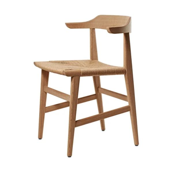 Gärsnäs Hedda armstoel Eiken natural monocoating-papierkoord natuur