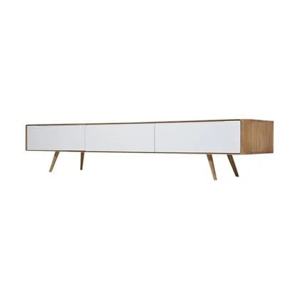 Gazzda Ena Lowboard Naturel - TV meubel - 225 x 42 cm
