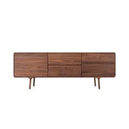 Gazzda Fawn Sideboard Houten Dressoir Walnut - 180 x 45 cm