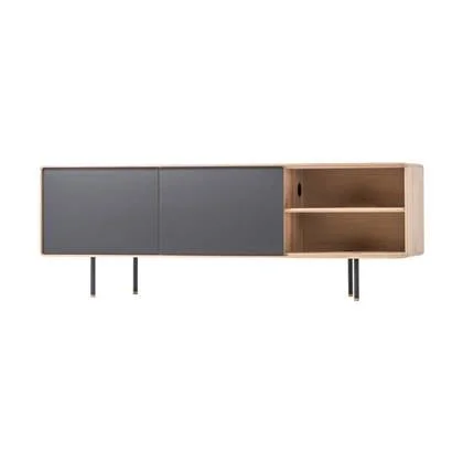 Gazzda Fina Sideboard Houten Dressoir Whitewash | Nero - 180 cm