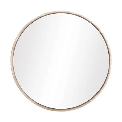 Gazzda Look mirror - wandspiegel whitewash - Ø 27 cm