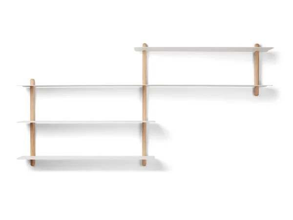 GEJST - Nivo Shelf B Licht Eik/Wit