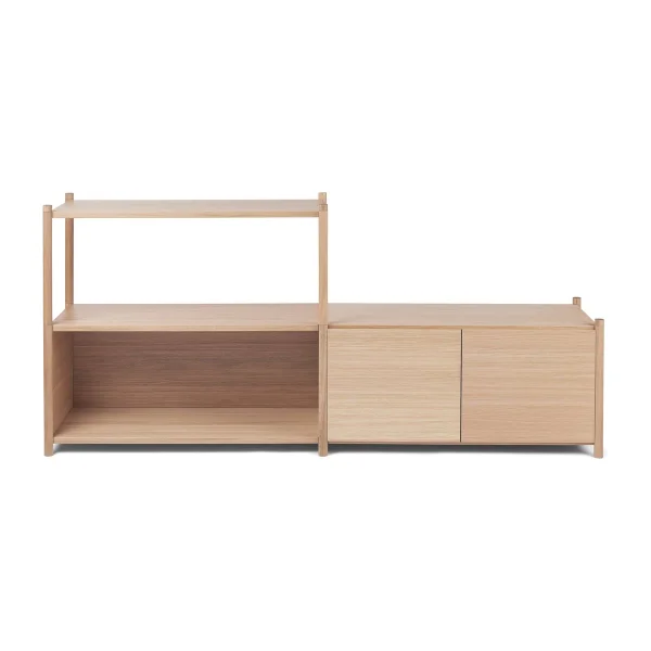 Gejst Sceene bookcase D Licht eikenhout