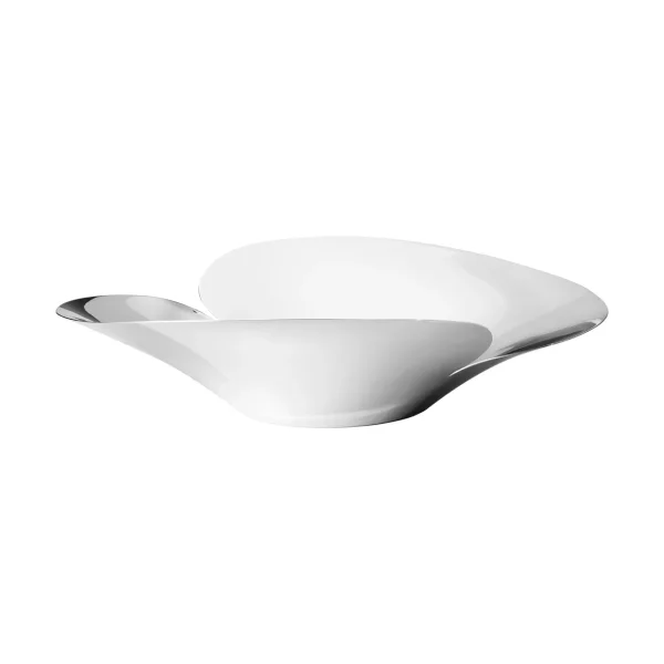 Georg Jensen Blom botanica schaal 40x50 cm Roestvrij staal