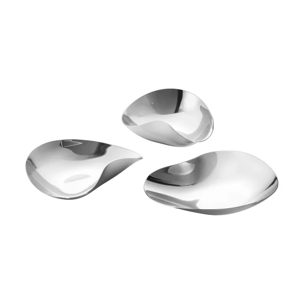 Georg Jensen Indulgence snacksschaal 3 delen Roestvrij staal