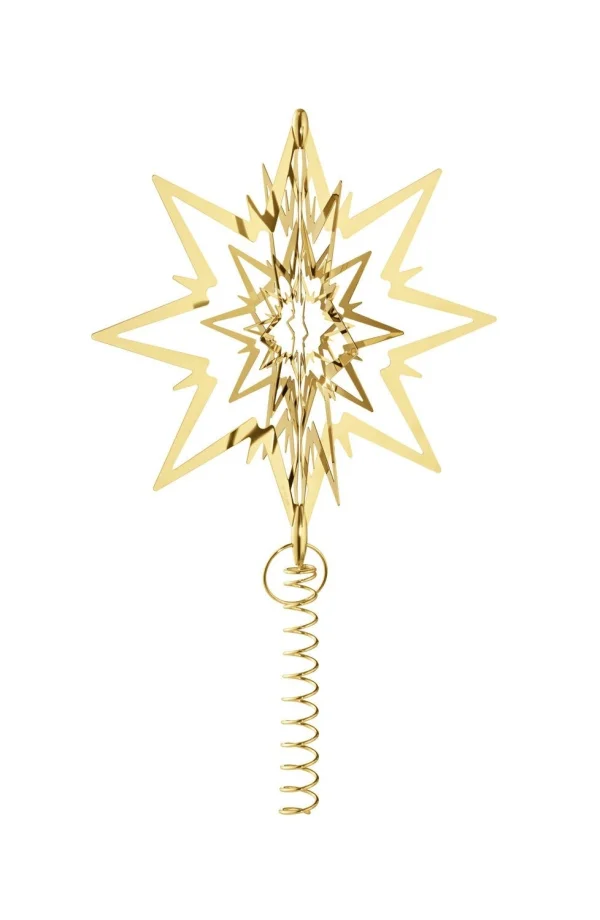 Georg Jensen Kerstboom Piek verguld - L