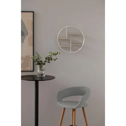 Giga Living - Barstoel Lichtgrijs Stof - Zithoogte 65,5cm - Gudvik - Set van 2