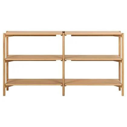 Giga Living - Boekenkast Naturel - 169x30x88,4cm - Ronna
