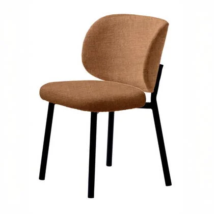 Giga Living - Eetkamerstoel Roze - 49x52x81,5cm - Swan - Set van 2