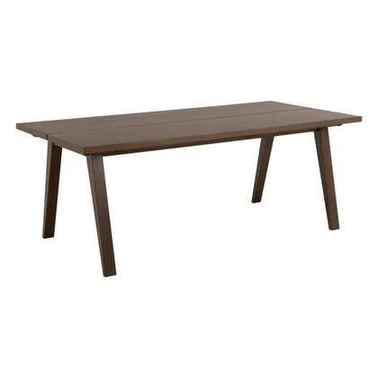 Giga Living - Eettafel Rechthoek - Walnoot - 200x95x74,6cm - Annie