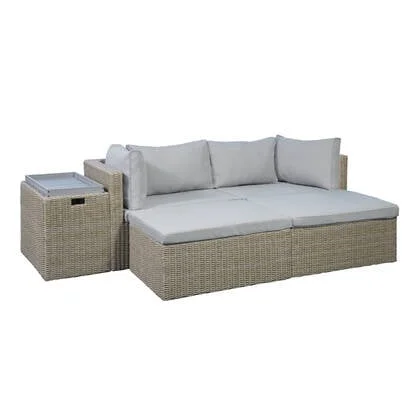 Giga Living - Loungeset Modular Bruin|Beige Set van 6
