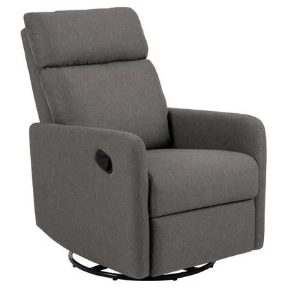 Giga Living - Relaxfauteuil Grijs Stof - 93,5x67x99cm - Verstelbaar - Nida