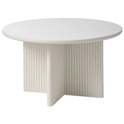 Giga Living - Salontafel Rond Naturel Hout - 80x80x38cm - Salvator