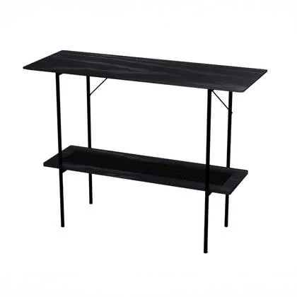 Giga Living - Sidetable Zwart - 110xx37x75cm - Pensacola