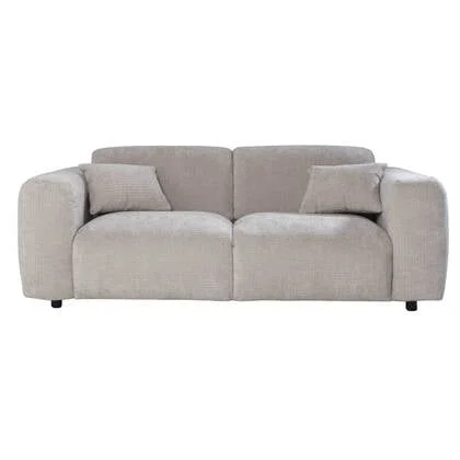 Giga Meubel - 2-Zits Bank - Beige Stof - 205x100x73cm - Dijon