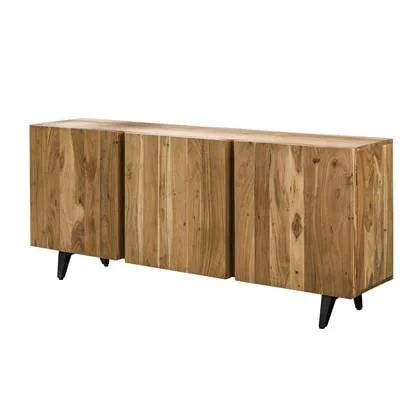 Giga Meubel - Dressoir Acaciahout - 3-Deurs - 180x40x76cm