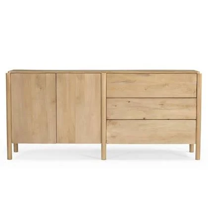 Giga Meubel - Dressoir Naturel 190cm - Mangohout - 190x40x85cm