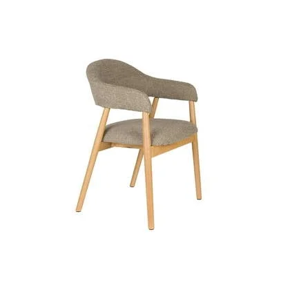 Giga Meubel - Eetkamerstoel Donkerbruin - 54x56x81cm - Indy - Set van 2