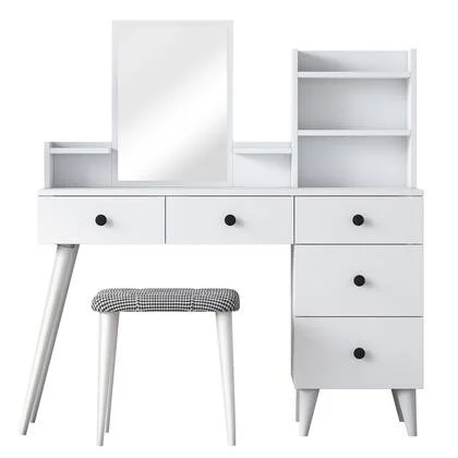 Giga Meubel - Make-up Tafel - 112cm - Incl. Kruk - Bulon