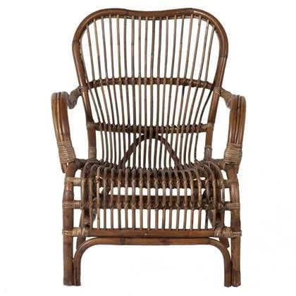 Giga Meubel - Rotan Stoel - Naturel - 64x75x85 cm - Stoel Bari