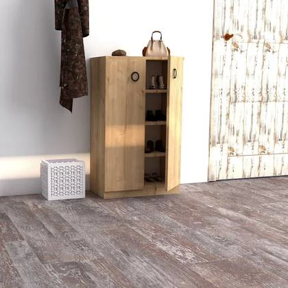 Giga Meubel - Schoenenkast Naturel Hout - 60x32x90cm - Defne