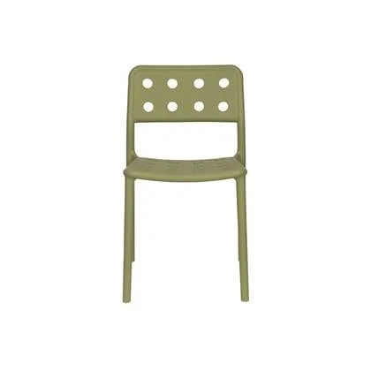 Giga Meubel - Tuinstoel Groen - 53x46x80cm - Serra - Set van 4