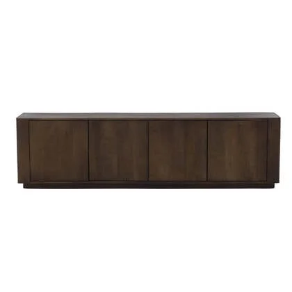 Giga Meubel - Tv-meubel Donkerbruin Hout - 200x40x55cm - Finn