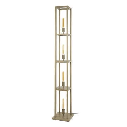 Giga Meubel - Vloerlamp Beige - 4-Lichts - Quadra