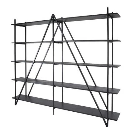 Giga Meubel - Wandrek - Metaal - 220x180cm - Zwart - Piega