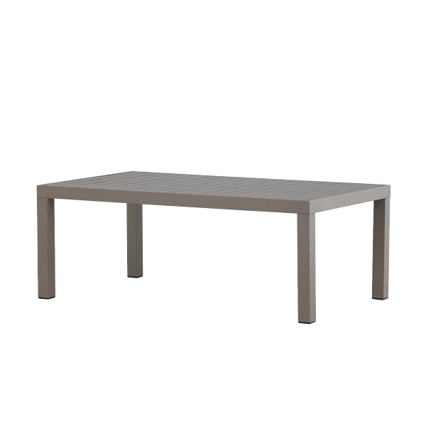 Glen aluminium tuin salontafel taupe - 120 x 45 cm