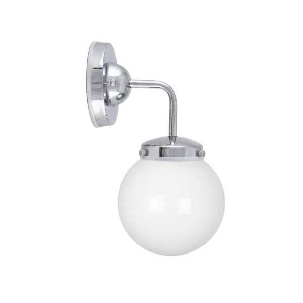 Globen Lighting - Alley Wandlamp IP44 Chrome/White