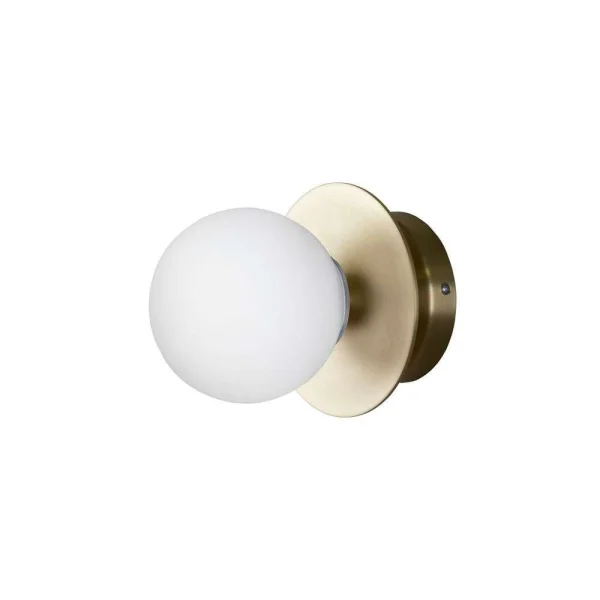 Globen Lighting - Art Deco Wand-/Plafondlamp IP44 Brushed Brass