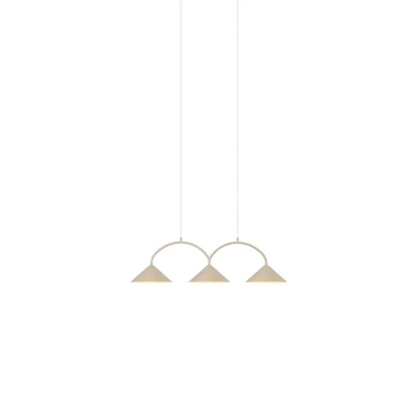 Globen Lighting - Curve 3 Hanglamp Beige